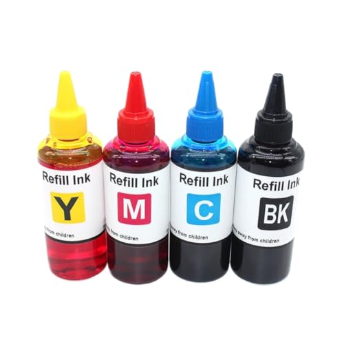 Njdwrfv 4PC 100ML Compatible With Printer Supplies For 503 503XL 222 222XL XP-5200 XP-5205 WF-2960 WF-2965