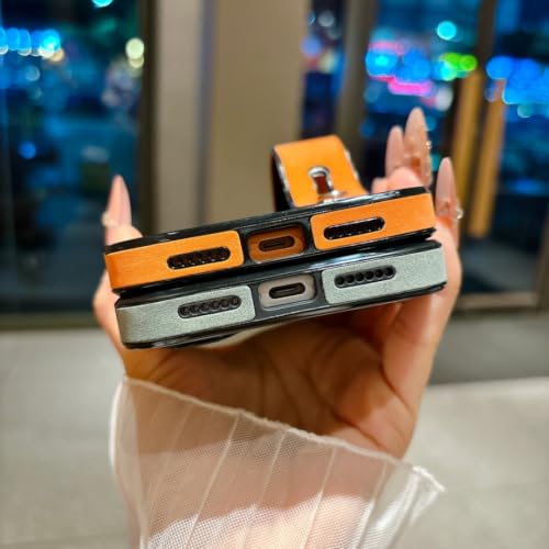 Funda iPhone 16 Pro Gris Antigolpes: Adiós Caídas con Correa y Soporte Lente 4