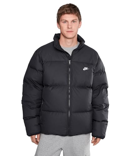 Nike Mens Therma-FIT Club Puffer Jacket 650 Black/White Large
