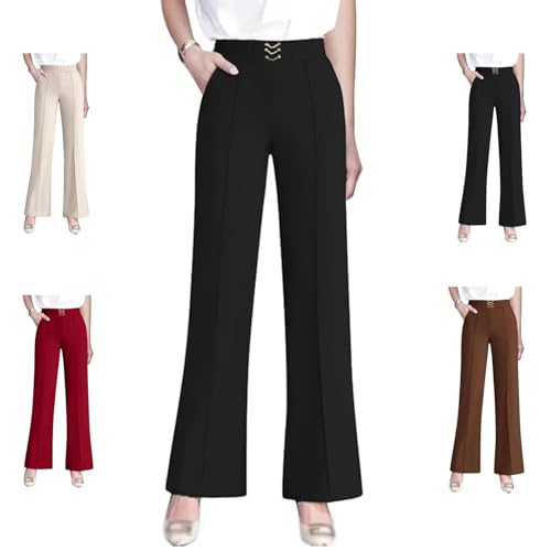 Havalix Women's Pants, Airygrace - Perfect Drape High-Rise Ultra Soft Pull-On Pants, Breathable Women's Stretch Pants