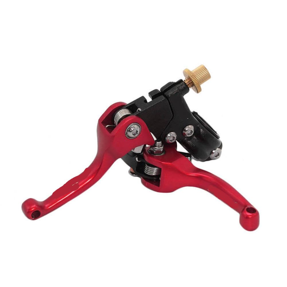 Vortexlumen Red Universal Motorcycle Brake Handle Clutch 7/8 Inch 22Mm Levers Dropshipping Compatible With Automotive Motorcycle Parts Crf Klx Motocross Atv(Red)