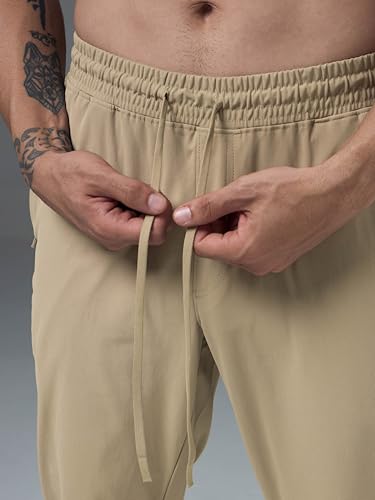 Image of TECHNOSPORT Men's Regular Fit Solid Jogger Pant with Duracool+ for Training, Running & Gym
