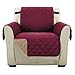 H.Versailtex Copridivano Sedia Impermeabile Divano Protector Mobili Coperture su due lati per Cani / Gatti Letto con Divano Slipcovers 190 x 53cm, Borgogna