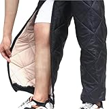 Crepundia Coprigambe per Scooter Universale, Scaldamuscoli for motociclette Invernali Ginocchiere avvolgenti Protezioni for Ginocchia Calde Antivento Invernali Copri Ginocchio Freddo Addensato esteso