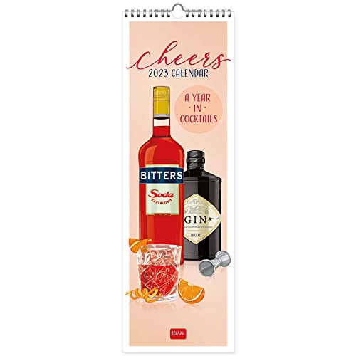 Uncoated Paper Cheers! Wall Calendar 2023 (FOOD DRINK) Cover