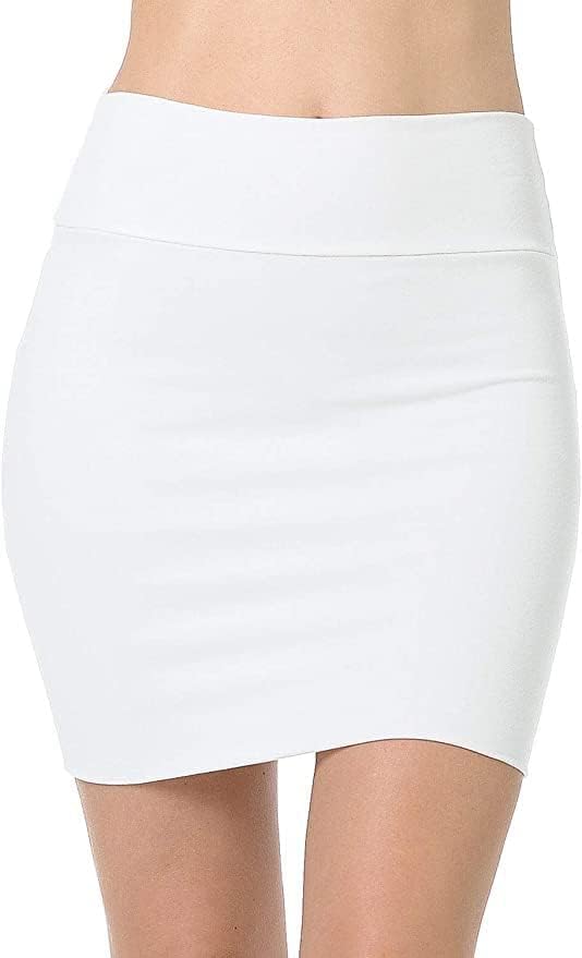 Sweet Hearts Mini Pencil Skirt for Women- Above Knee Basic Basic Bodycon Skirt Made in USA - Image 2
