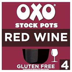 OXO Stock Pots Rich Flavoursome Blend of Red Wine, 4 x 20 g (80 g) – OXO