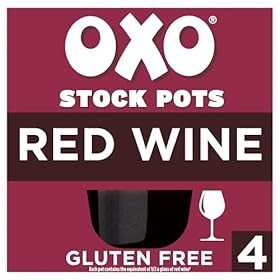 OXO Stock Pots Rich Flavoursome Blend of Red Wine, 4 x 20 g (80 g) – OXO