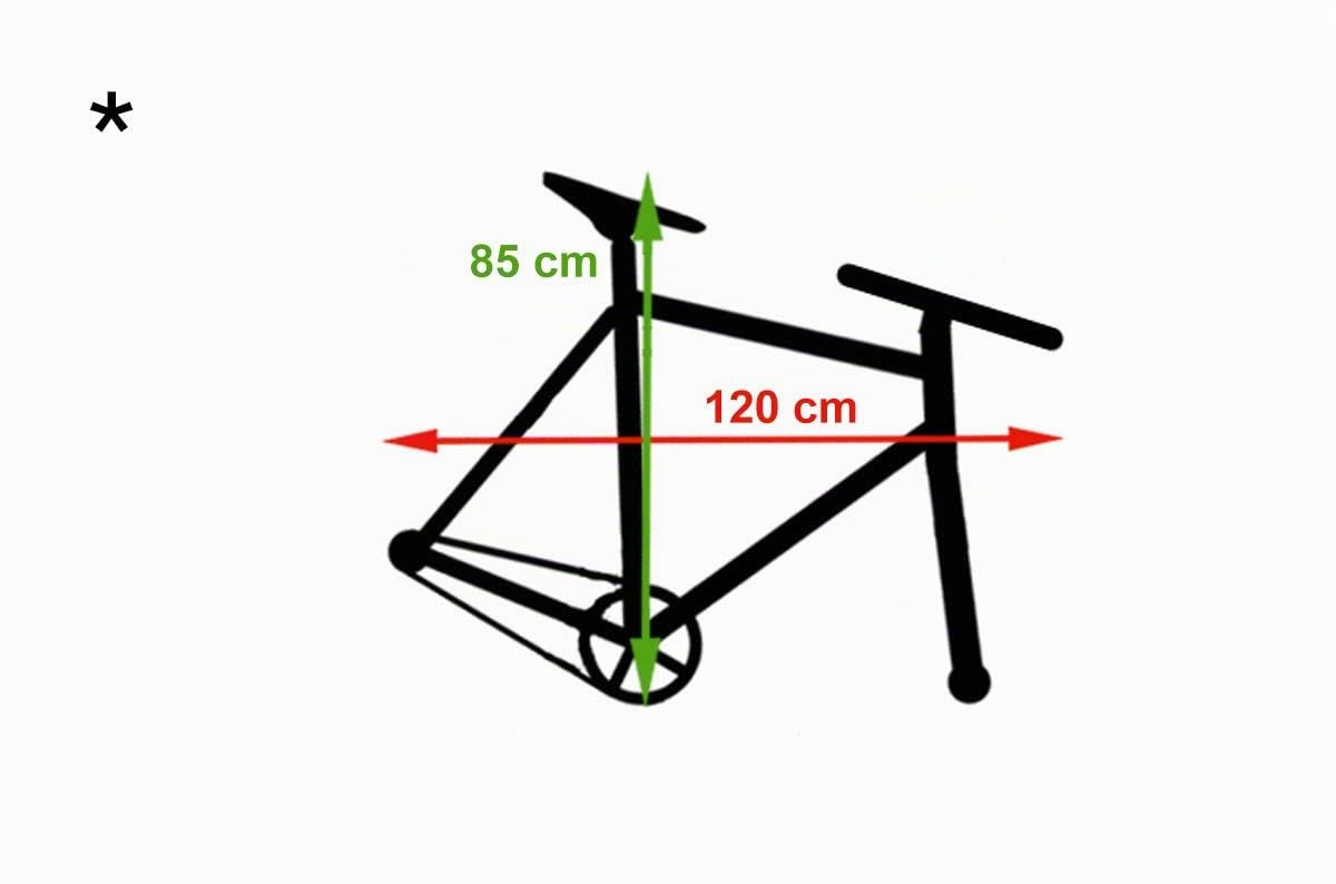 Housse De Transport Vélo de Route et VTT TRAINBAG Original de Buds-Sports - Compatible 29″ - Conforme Au Standard SNCF (130 x 90 cm) - Idéal pour Transporter Votre Vélo en Train, Bus et Voiture