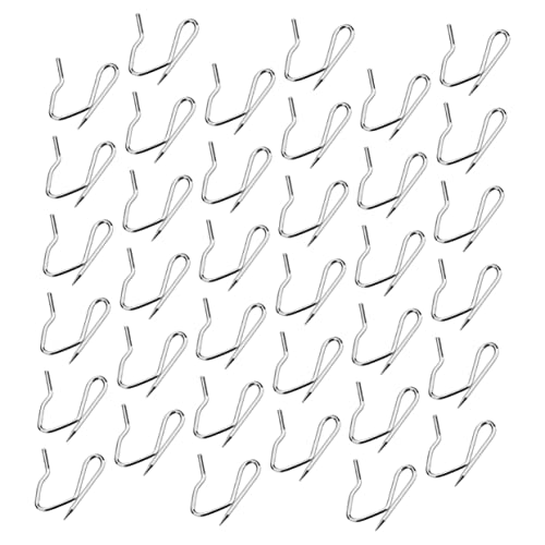 DRESSOOS 58piezas Ganchos Cortinas Inoxidable Unidades para Ducha Pasador Fácil Instalación