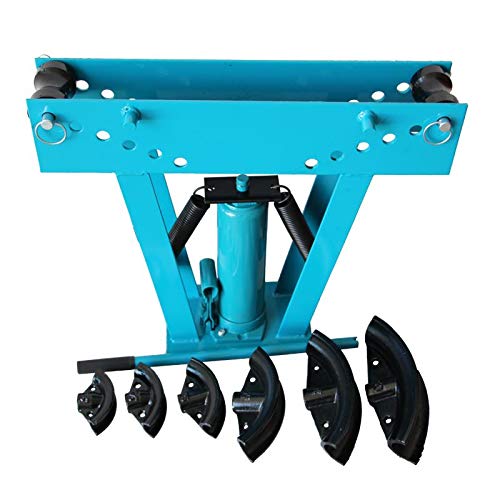 KATSU Dobladora Hidráulica Tubos 12 Ton con 6 Matrices 1/2"- 2", Torcedora Herramienta Curvar Tubos Tuberías Calefacción Fontanería