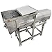 Banfluxion Stainless Steel Food Mixer, 2.2KW 150kg/330lbs Dry & Wet Industrial Mixing Machine, Horizontal Blender for Feed Pallet, Cereal, Feed Powder and Sauce, 220V