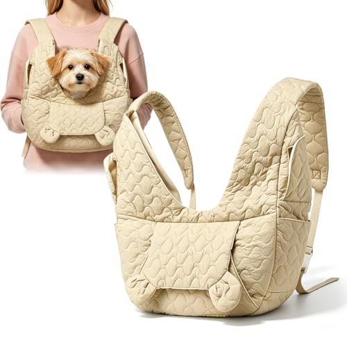 Bolsa para perros de hasta 10 kg que elimina el dolor de espalda en paseos 2