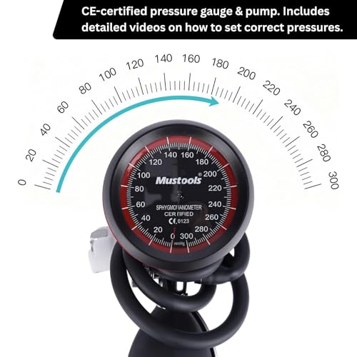 Image of Inflatable BFR Bands, Blood Flow Restriction Bands for Occlusion Training, Muscle Growth & Strength, Weight Lifting (Full Set)