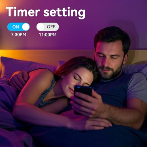 CHARKEE 50ft LED Lights USB-Powered, RGB Strip Lighting for Bedroom/TV Backlight/Gaming Lighting, Color Changing Bluetooth Led Lights with Smart App Control, Music Sync Sound Reaction by CHARKEE - Used condition - Image 3