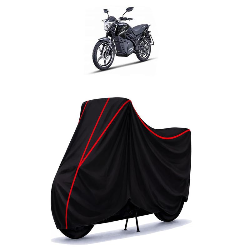 Image of Pure EV Etryst 350 Water Resistant Bike Cover for All Motorcycles & Rain | Heavy Duty Taffeta Fabric | UV Protection, Dustproof, Scratchproof | All Weather Two Wheeler Cover with Elastic Bottom