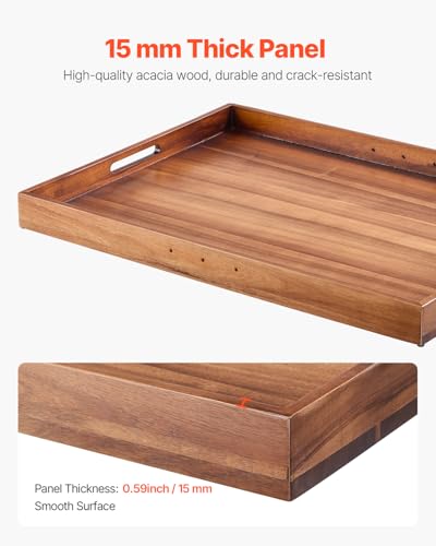Image of VEVOR Noodle Board Stove Cover, Stove Top Cover Board for Gas Burner & Electric Stove, Acacia Wood Cutting Board with Built-in Handles, RV Stovetop Cover /Kitchen Sink Cover for Counter Space & Tray