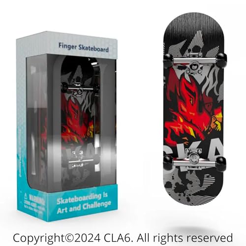 Image of CLA6 29mm Fingerboard | Bearing Wheels | 5 Ply Maple Deck | Foam Grip Tape | Complimentary Tool and eBook |