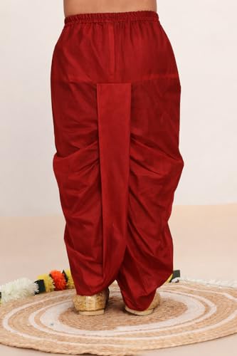 Image of BABA AND BABY Boys Cotton Dhoti Pant Ready-to-Wear Traditional Ethnic Wear for Kids