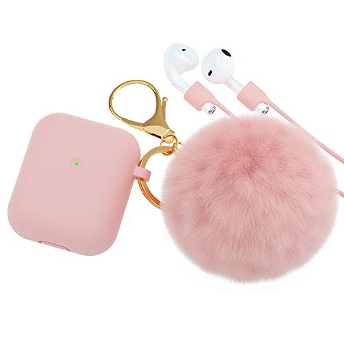 BRG for AirPods Case,Soft Cute Silicone Cover for Apple Airpods 2 & 1
