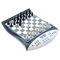 Talking Chess Master Electronic Chess Set - Electronic Chess Board with Voice Teaching System - Kids Learning Trainer - 32 Levels 2000 ELO Computer Chess Game with Sensor Chess Board Magnetic Pieces