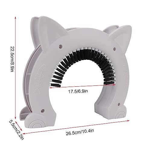 Porta interior para gatos, fácil montagem, agulha de aço inoxidável, design silencioso profissional