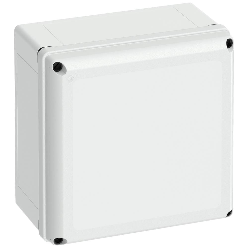 Spelsberg GEOS-L 3030-18-o Leergehäuse, Outdoorgehäuse, Industriegehäuse, robust, IP66/IP67/IP69, grauer Deckel, 300 x 300 x 180 mm