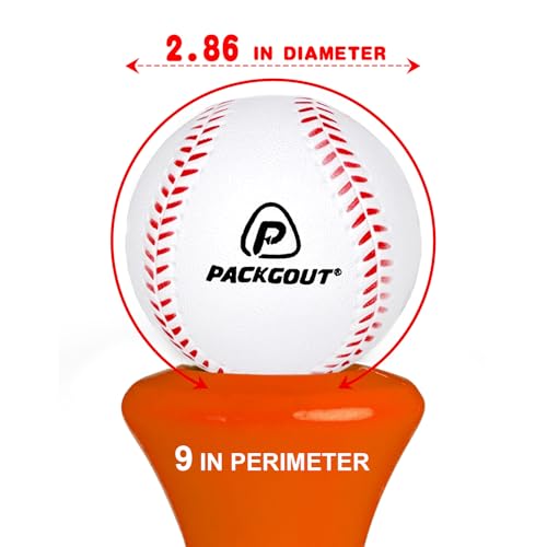 Image of PACKGOUT Soft Foam Baseballs for Kids & Teenagers - Practice & Replacement Balls