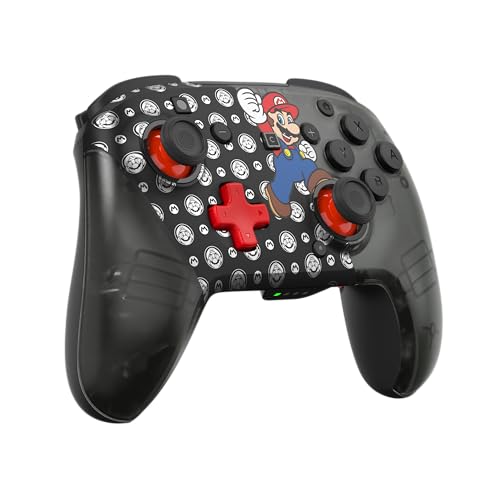 Turtle Beach Rematch Super Mario Jump Manette sans fil sous licence officielle Nintendo avec batterie rechargeable pour Nintendo Switch 2