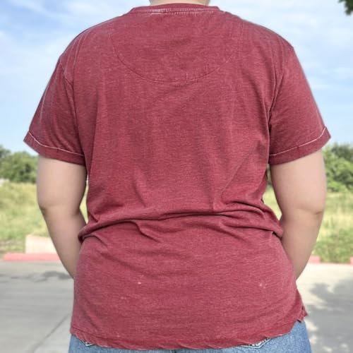 Women's Short Sleeve Vintage T-Shirt - Crew-Neck Boyfriend Shirt3