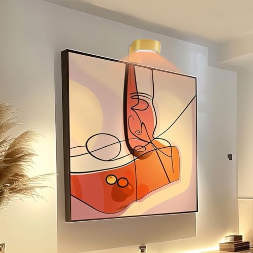 Luces LED inalámbricas de pared regulables con tres ajustes de color 3
