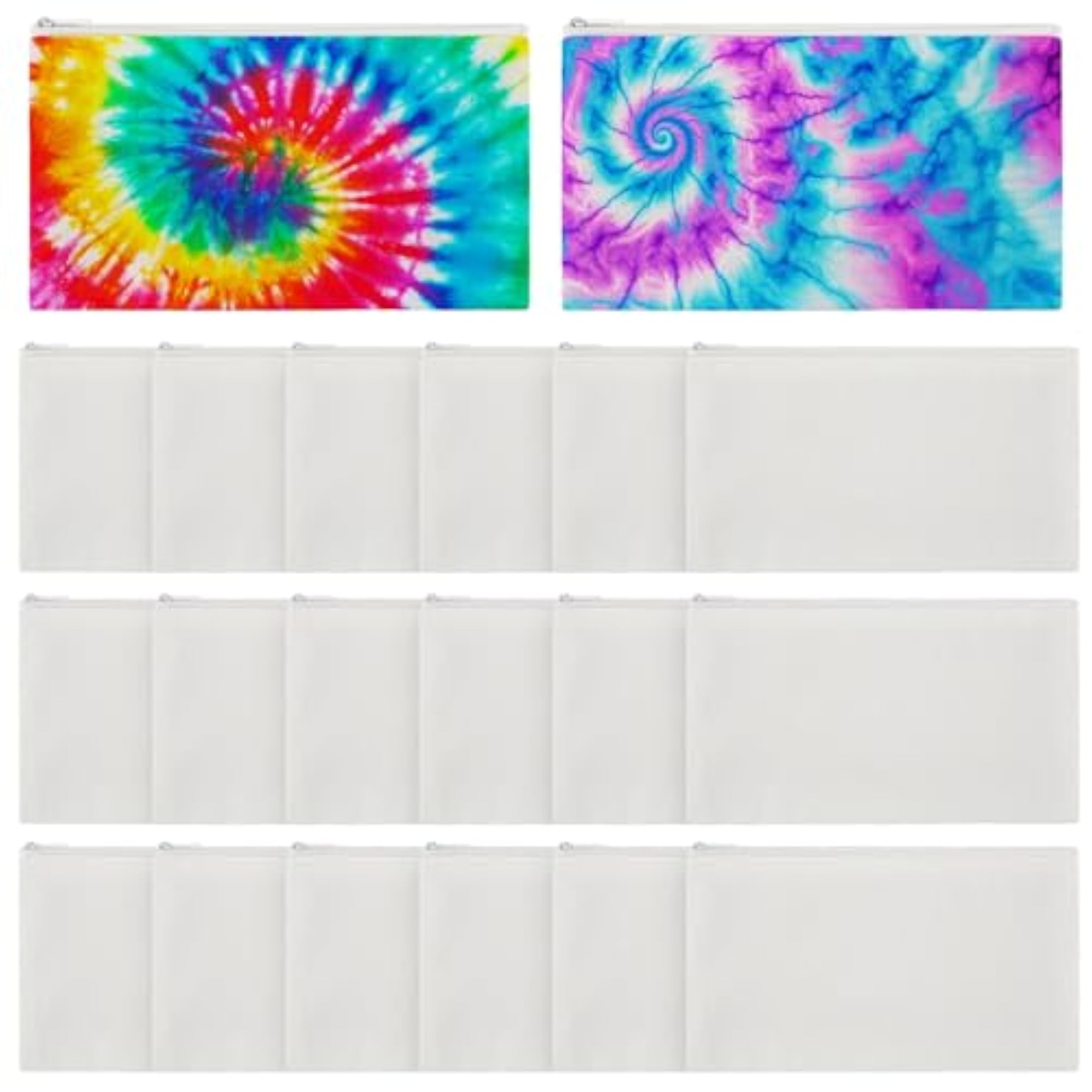20 Pcs Cotton Makeup Bags for Tie Dye Projects