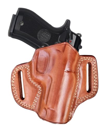 Masc The Ultimate Leather Pancake OWB Belt Holster Open Top