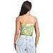 Vintage Birds Flower Butterfly Womens Boob Tube Top Soft Strapless Sports Bra Band Strapless Bra for Summer Party