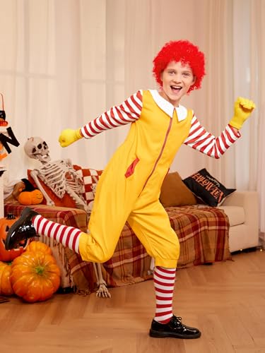 Disfraz unisex infantil payaso carnaval 5 piezas miniatura 6