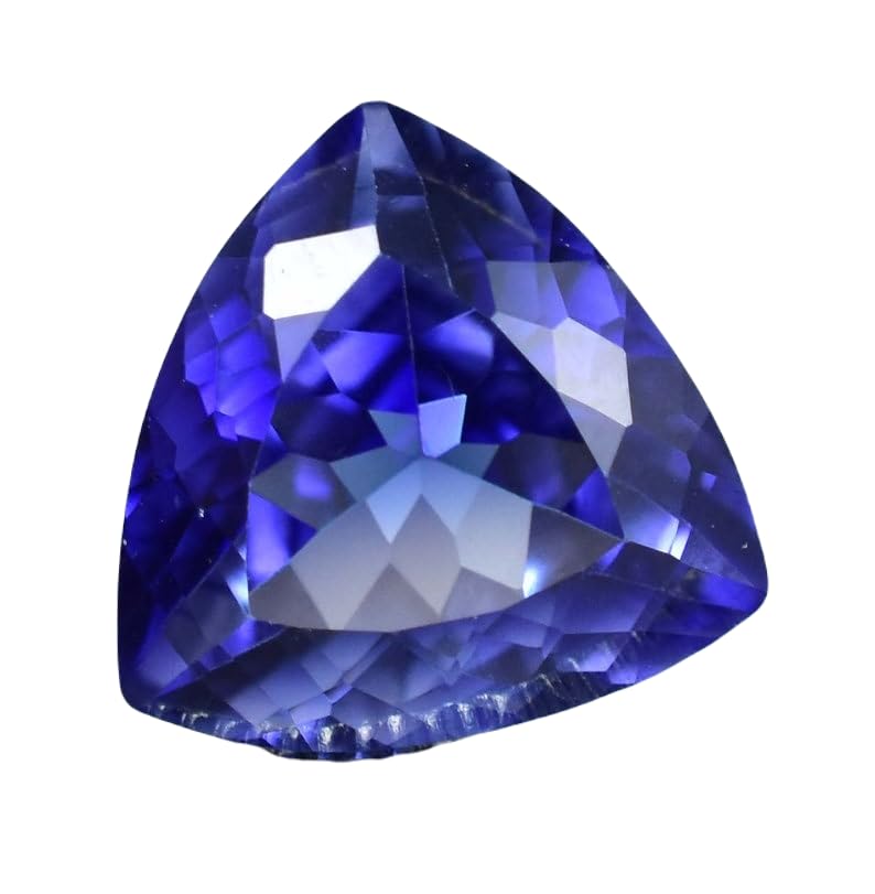 Saphir bleu naturel 19mm trillion pour remplacer une pierre perdue ou rénover un vieux pendentif