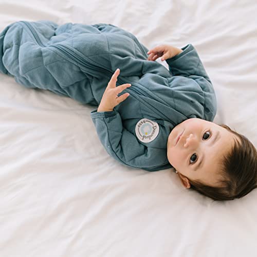 Dreamland Baby Transition Swaddle | Baby: 6-9 Months | Gently Weighted Sleep Swaddles | 100% Natural Cotton | 2-Way Zipper | Machine Washable | Newborn/Infant Swaddle Transition | Swaddle Sleeping Bag #TOP2