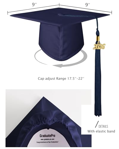 Image of GraduatePro Kindergarten Graduation Cap and Gown Class of 2026, Preschool Kids Ceremony Party Gift
