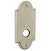 Baldwin R031.IDM Individual 5.9" Height Arch Dummy Rosette, Satin Nickel