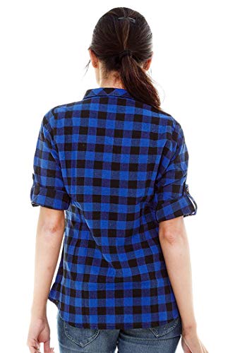 Image of Vastraa Fusion Women's Cotton Checkered Shirt