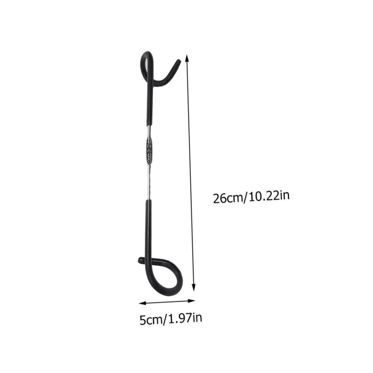 Mikikit 2pcs Camping Hook Hanger Lightweight Outdoor Lantern Arm Holder Portable Tent Bag Hanger for Camping Hiking Fishing Easy to Use and Carry