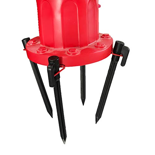 Choies Record Your Inspired Fashion FSP028QHR1 Choies Dog Fire Hydrant Statue With 4 Stake,Puppy Pee Post Training Statue,Outdoor Large Fire Hydrant Statue Garden Patio Ornament Decorations 14.5 Inch Tall thumb #5