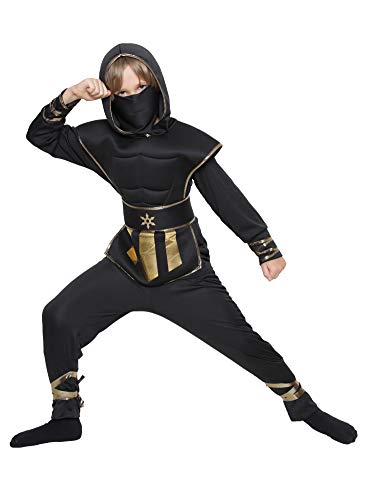 Kids Ninja Set, Kids Warrior Costume, Grim Reaper Costume Kids - Warrior-M #TOP6