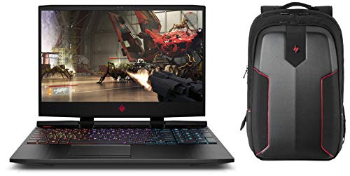 Image of HP Omen Core i7 9th Gen (8GB /1TB HDD + 256GB SSD /Win 10 /NVIDIA GTX 1650 4GB Graphics) 15-dc1093TX & Omen Gaming Backpack