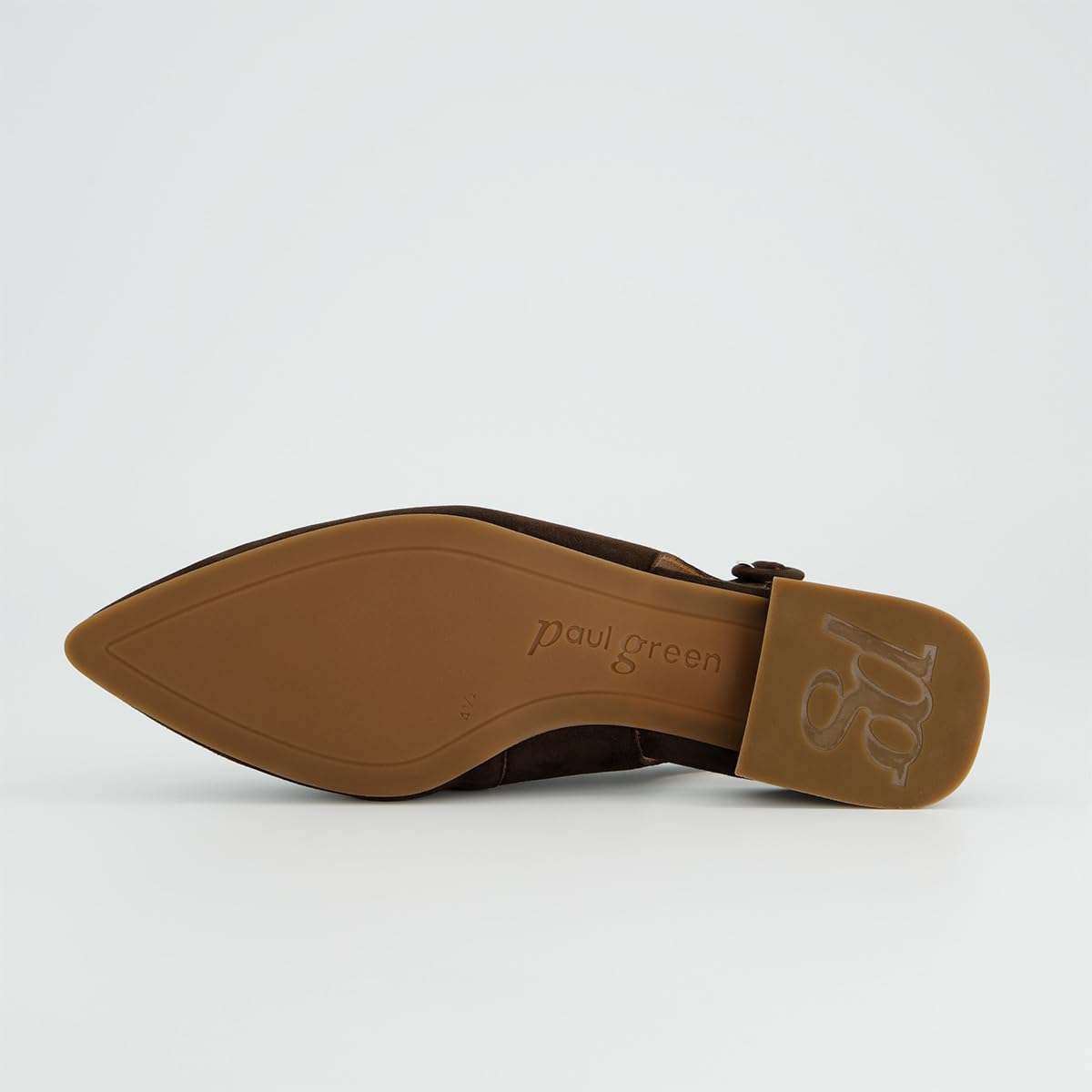 Paul Green Damen - Peeptoes & Slingpumps 6090-089 in braun Rauleder