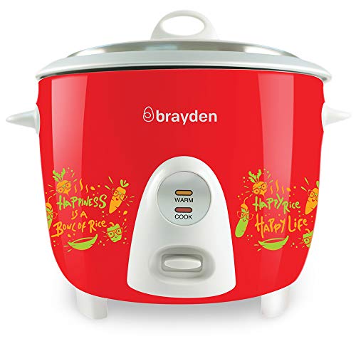 Brayden Rizo 1.8L Rice Cooker, Crimson Red