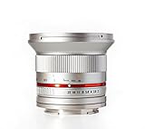 Rokinon RK12M-E-SIL 12mm F2.0 Ultra Wide Angle Fixed Lens for Sony E-Mount (NEX) and for Other...