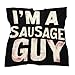 I'm A Sausage Guy Silk Like Head Scarf for Women Bandana for Hair Wrapping Fashion Accessory Square Hair Scarves 25