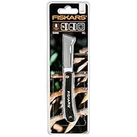 Fiskars Okuliermesser, Gesamtlänge: 17 cm, Rostfreier Stahl, Schwarz, K60, 1001625