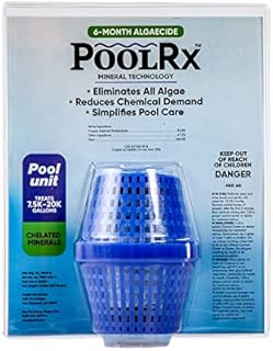 Pool RX 101001 6 Month Algaecide Blue Treats 7.5k-20k gallons, Single, Unit